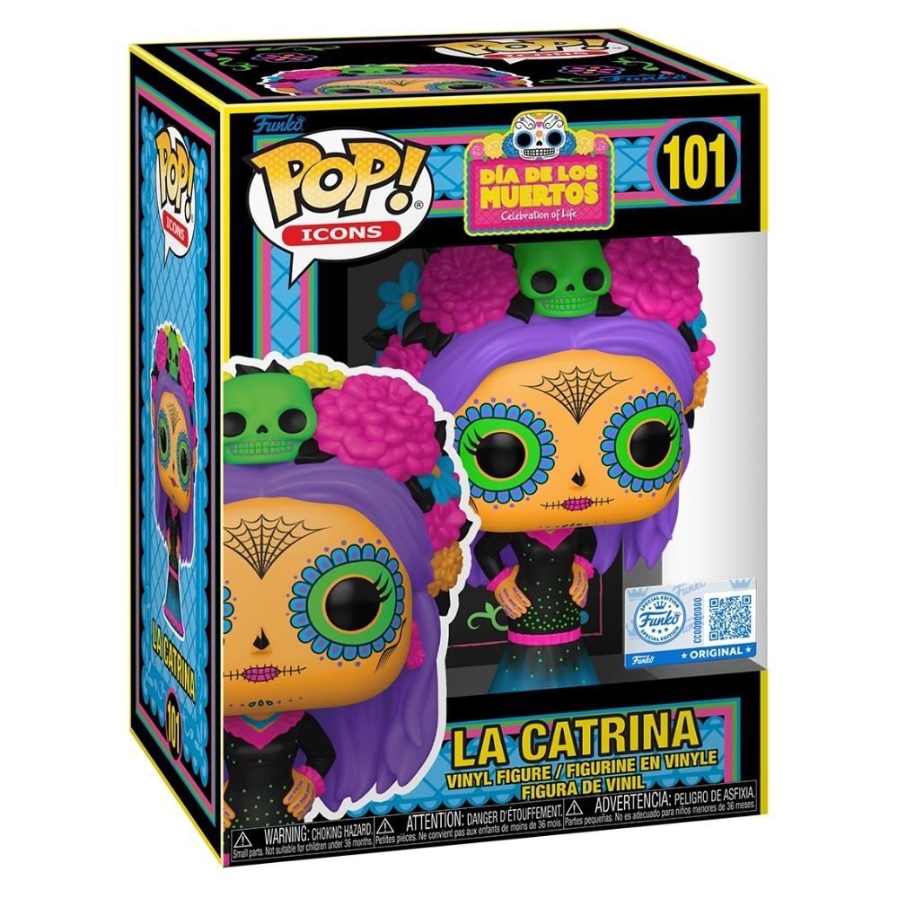 Dia de Los Muertos - La Catrina Blacklight US Exclusive Pop! Vinyl