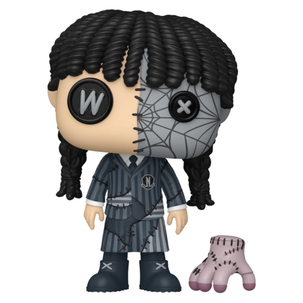 Wednesday (2022) - Wednesday with Thing (Patchwork) Pop! Vinyl