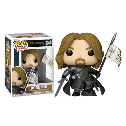 The Lord of the Rings - Boromir with Gondor Flag Pop! Vinyl
