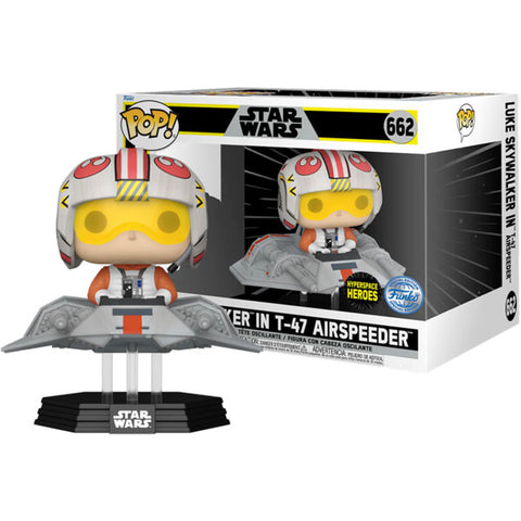 Image of Star Wars Episode V: The Empire Strikes Back - Luke in T-47 Airspeeder US Exclusive Pop! Ride