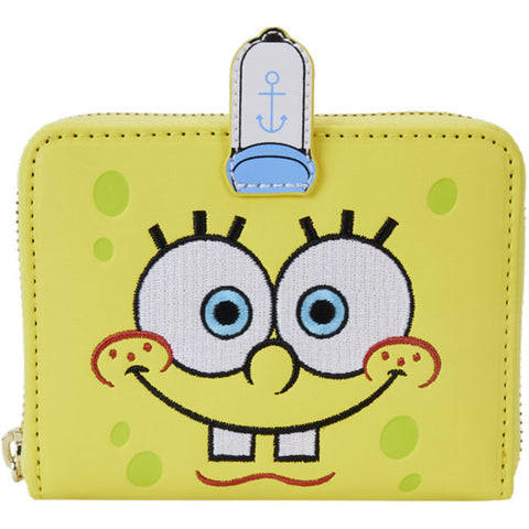 Image of Loungefly - Spongebob Squarepants - 25th Anniversary Spongebob Zip Around Wallet