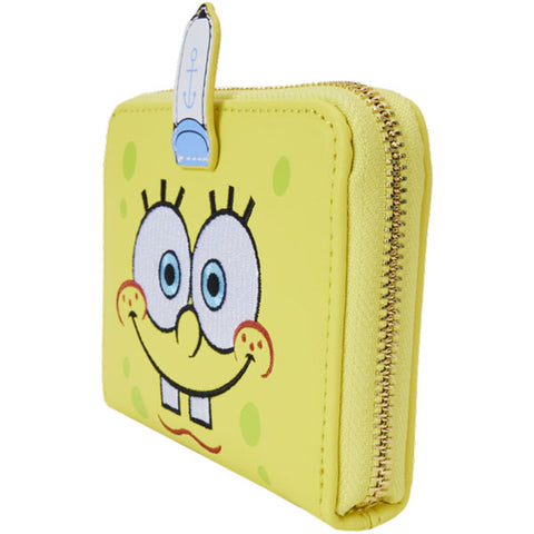 Image of Loungefly - Spongebob Squarepants - 25th Anniversary Spongebob Zip Around Wallet