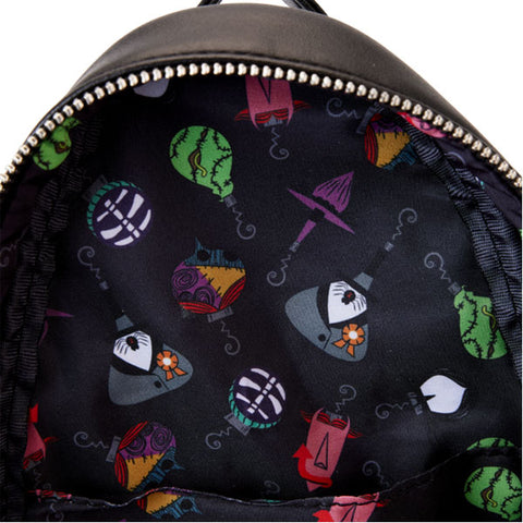 Image of Loungefly - Nightmare Before Christmas - Tree String Lights Glow Mini Backpack