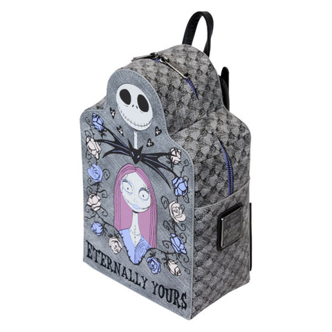 Image of Loungefly - The Nightmare Before Christmas - Jack & Sally Eternally Yours Mini Backpack