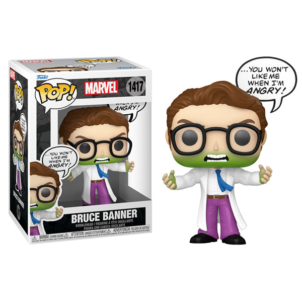 Marvel Comics - Bruce Banner You Won't Like Me When I'm Angry Pop! Vinyl