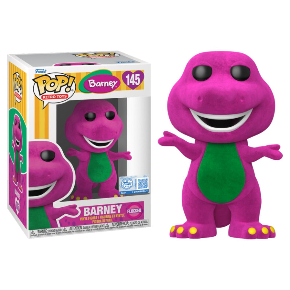 Barney - Barney (Flocked) US Exclusive Pop! Vinyl