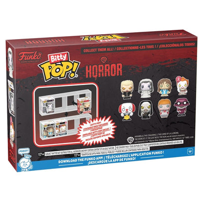 Warner Bros. Horror - Vampire David, La Llorona, Regan & Pennywise Bitty Pop! Vinyl 4 Pack