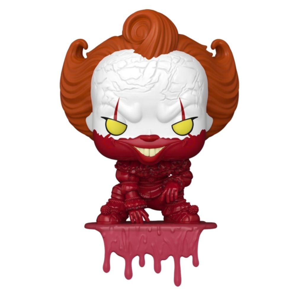 It: Welcome to Derry - Pennywise Bloody Shelf Sitter US Exclusive Pop! Vinyl
