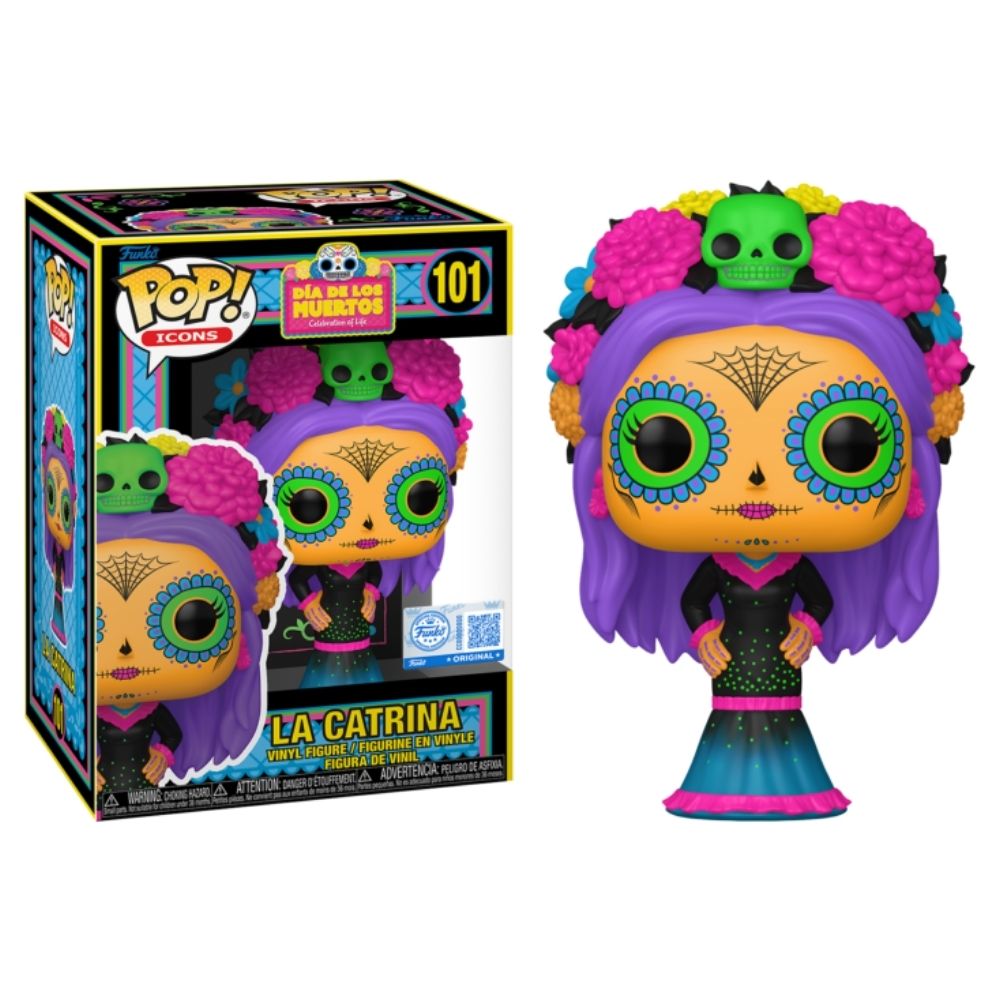 Dia de Los Muertos - La Catrina Blacklight US Exclusive Pop! Vinyl