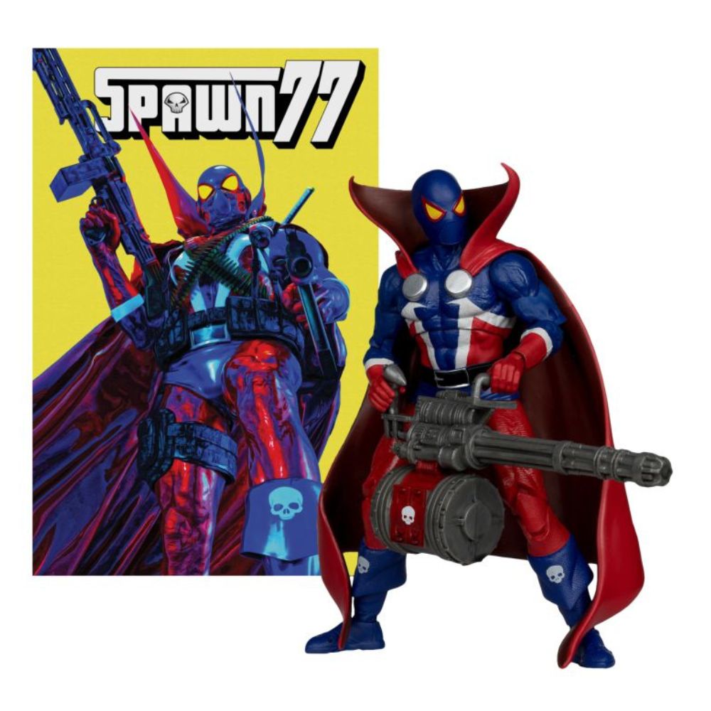 Spawn - 1977 Spawn 7 Inch Action Figure with Comic