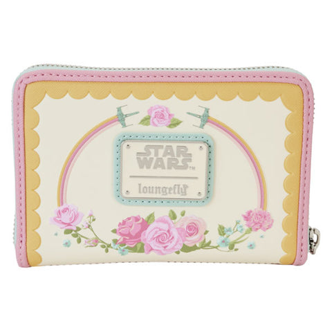 Loungefly - Star Wars - Rebel Alliance Floral Zip-Around Wallet