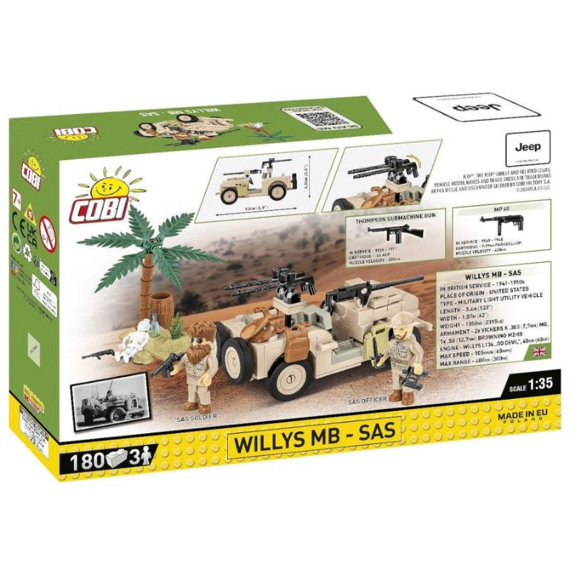 WW2 - Willys MB-SAS (180 Pcs)