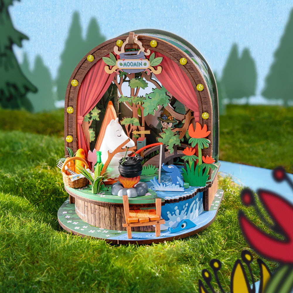Robotime Diy Mini House Moomintrolls Forest Camp