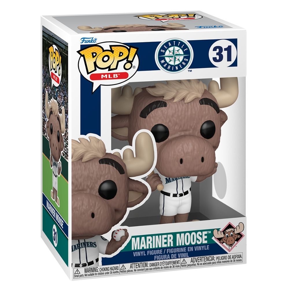 MLB Baseball: Mascots - Seattle Mariner Moose Pop! Vinyl
