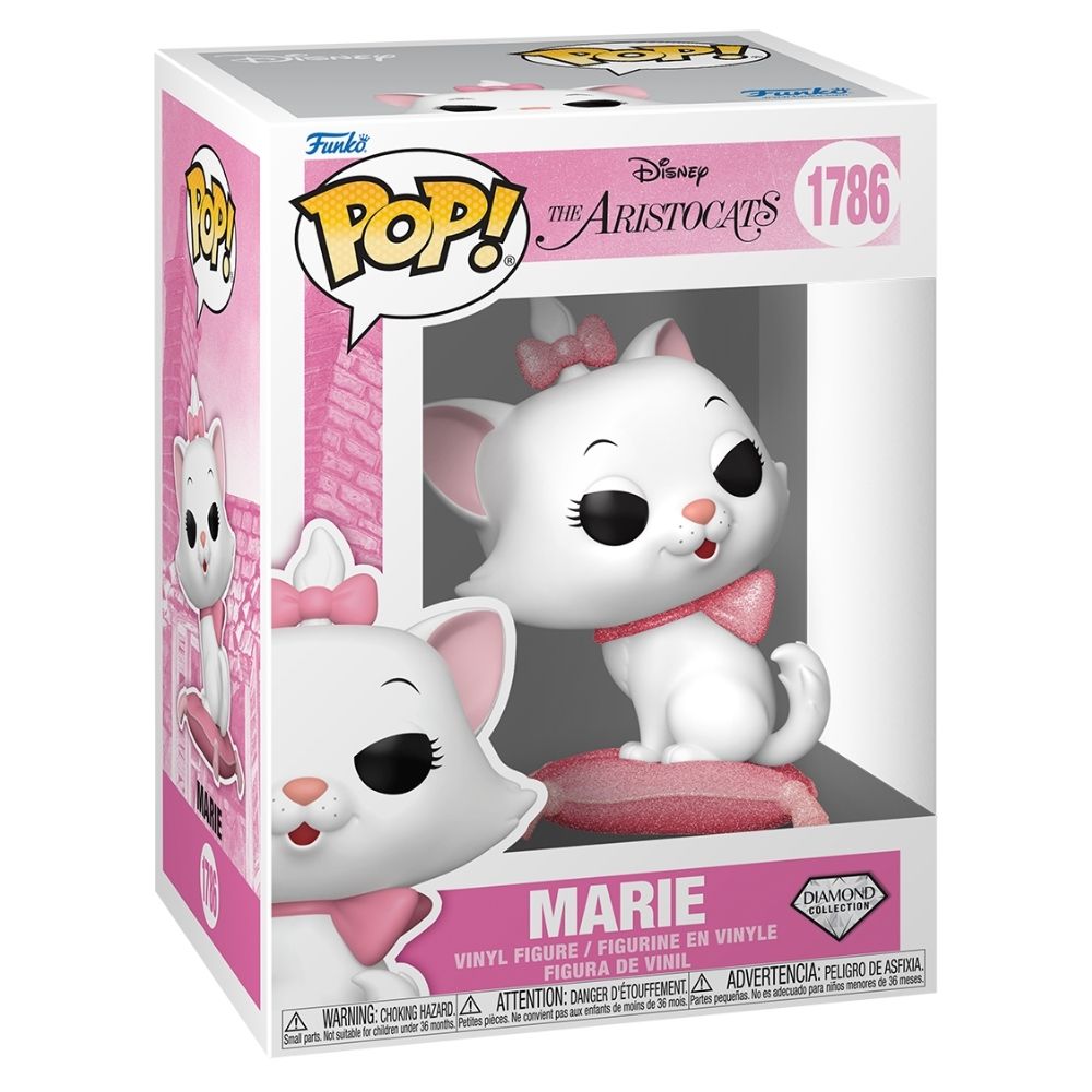 The Aristocats - Marie on Pillow Diamond Glitter Pop! Vinyl