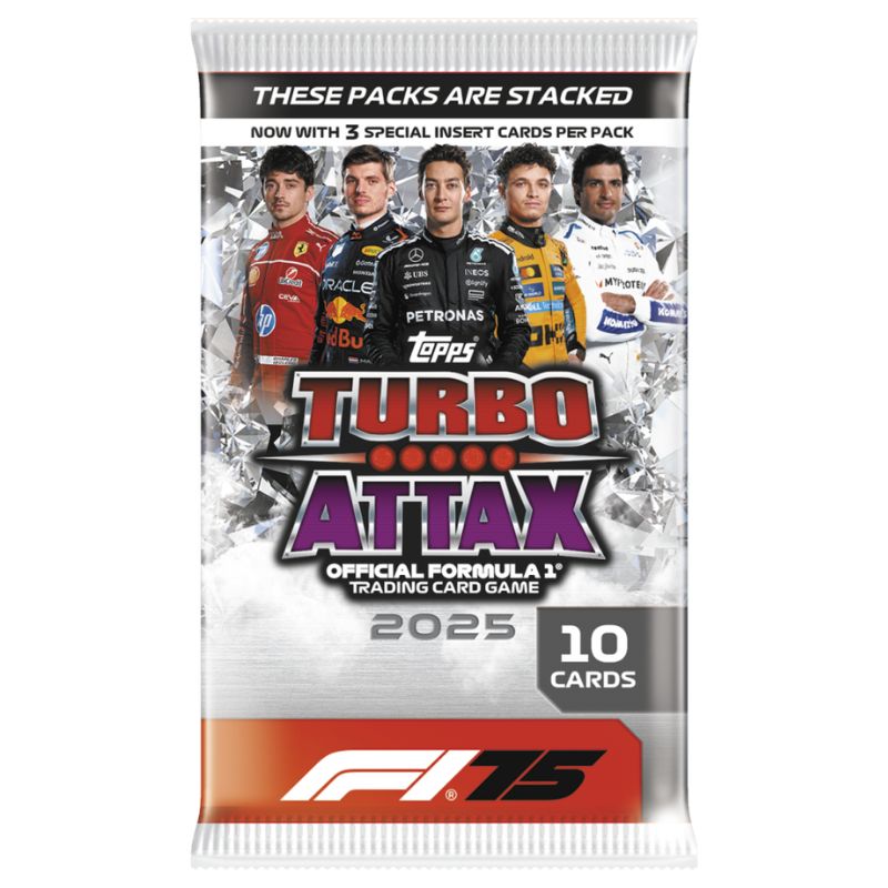 F1 Turbo Attax 2025 Booster (24 Boosters)
