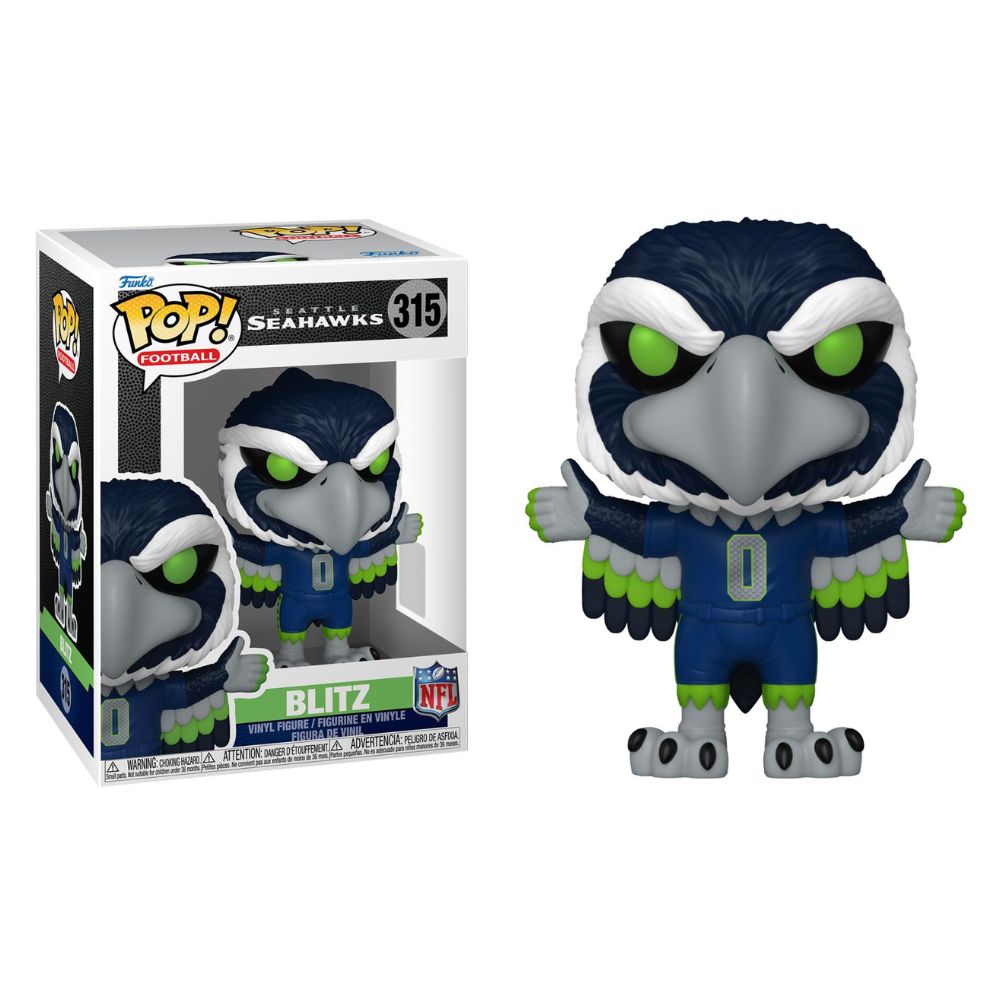 NFL Football: Mascots - Seattle Seahawks Blitz Pop! Vinyl