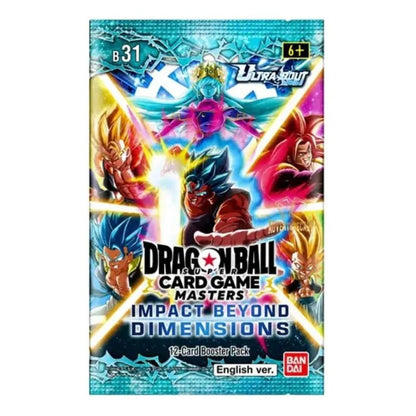 Dragon Ball Super Card Game: Masters – Booster Display: Ultra Bout – Set 4: Impact Beyond Dimensions [B31]