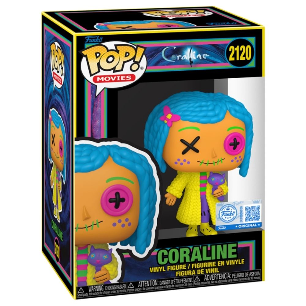 Coraline - Coraline Patchwork Blacklight US Exclusive Pop! Vinyl
