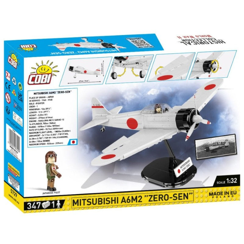 WW2 - Mitsubishi A6M2 Zero-Sen 347 pcs - Store Pickup Only