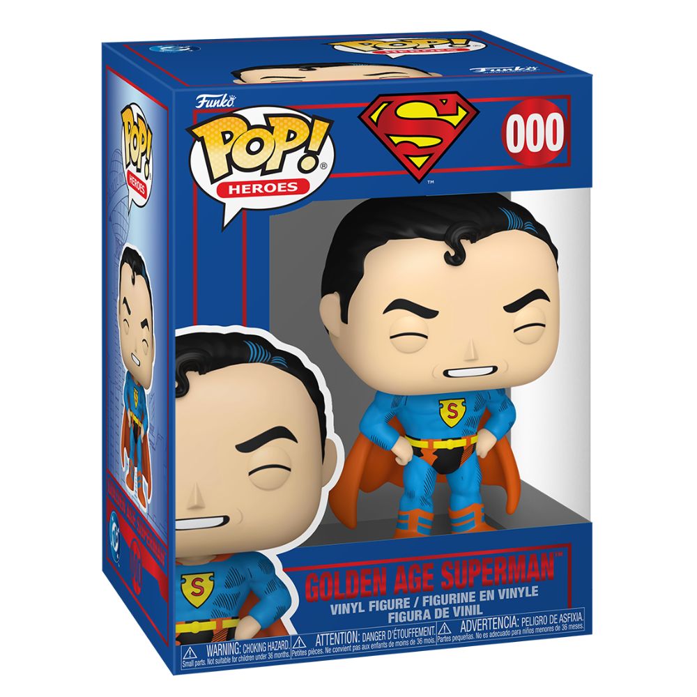 DC: Shield Through the Ages - Golden Age Superman Pop! Vinyl