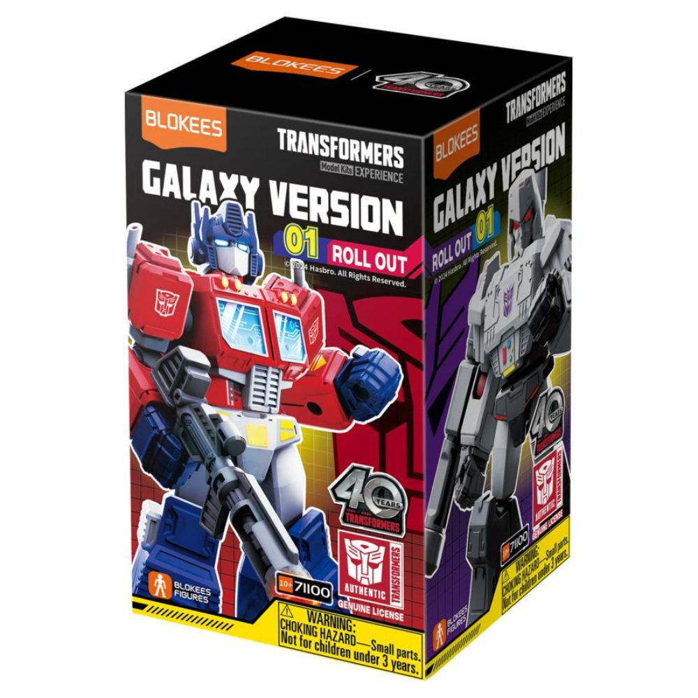 Blokees Figure - Transformers Galaxy Version 01 - Roll out (Display Of 9 Units)