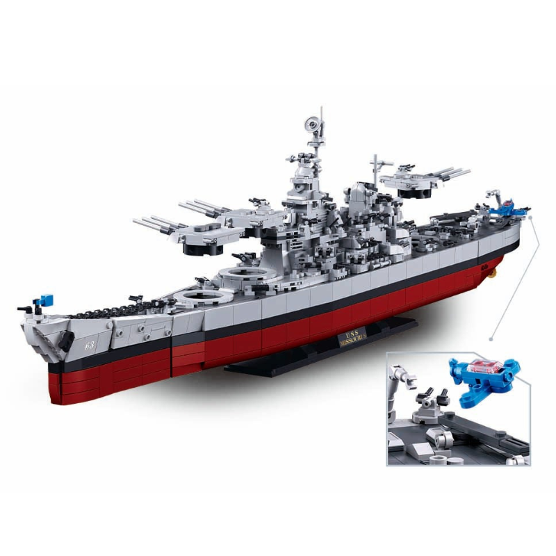 MB USS Missouri Scale 1:350 1739 Pieces C4 (Store Pickup Only)