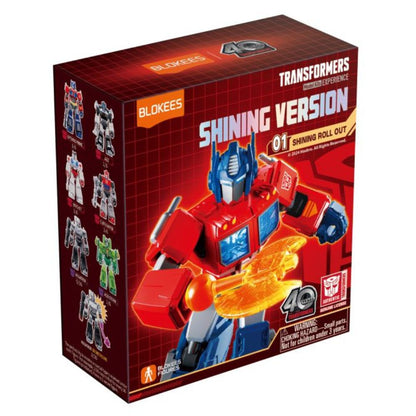 Blokees Figure - Transformers  Shining Version 01 - Shining attack (Luminous Eyes & Chest) (Display Of 6 Units)