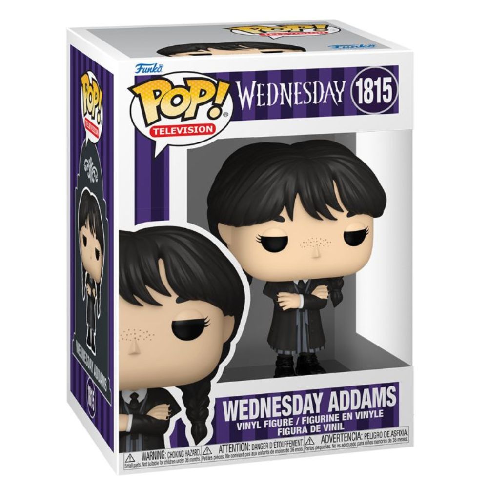 Wednesday (2022) - Wednesday Addams (Black Coat) (Season 2) Pop! Vinyl