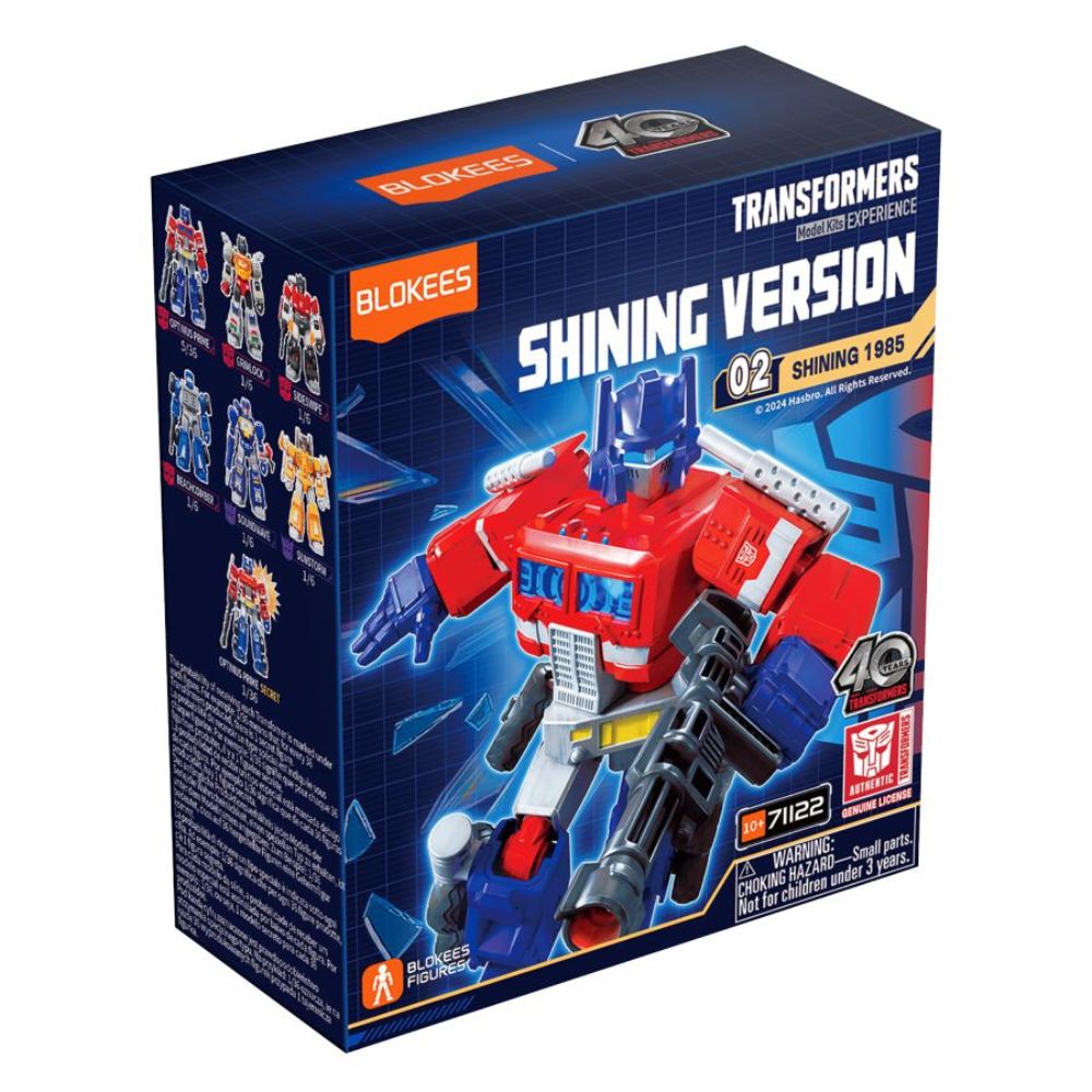 Blokees Figure - Transformers Shining Version 02 - Shining 1985 (Luminous Eyes & Chest) (Blind box) 1 Unit