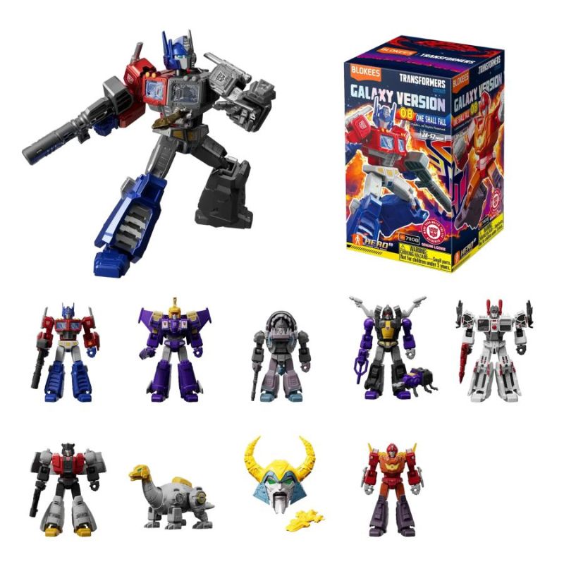 Blokees Figures - Transformers Galaxy Version 08 "One Shall Fall" Blind Box (1 Unit)