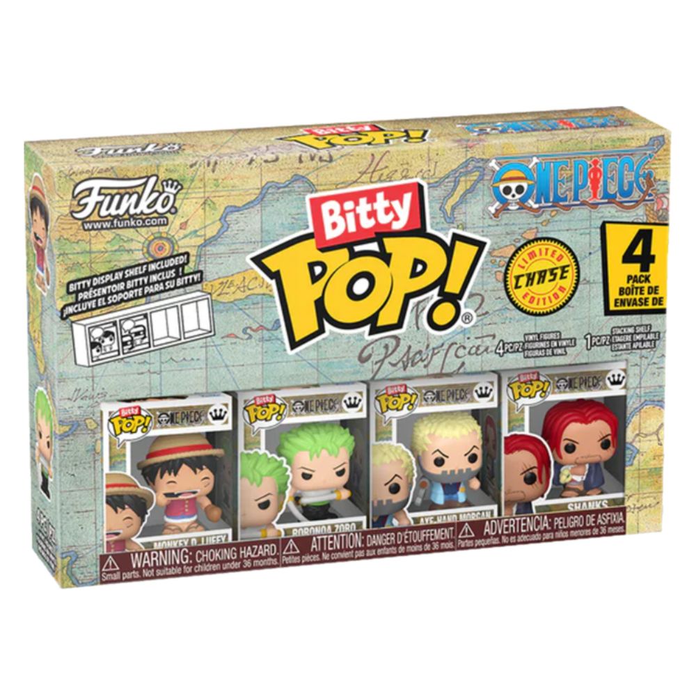 One Piece - Luffy Bitty Pop! Vinyl 4 Pack