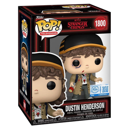 Stranger Things - Dustin Henderson (Beat Up) (Season 5) US Exclusive Pop! Vinyl