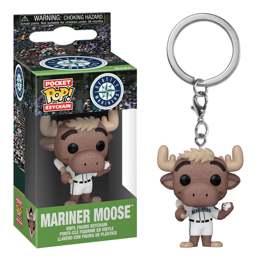 MLB Baseball: Mascots - Seattle Mariner Moose Pocket Pop! Keychain
