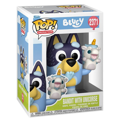 Bluey - Bandit with Unicorse Pop! Vinyl