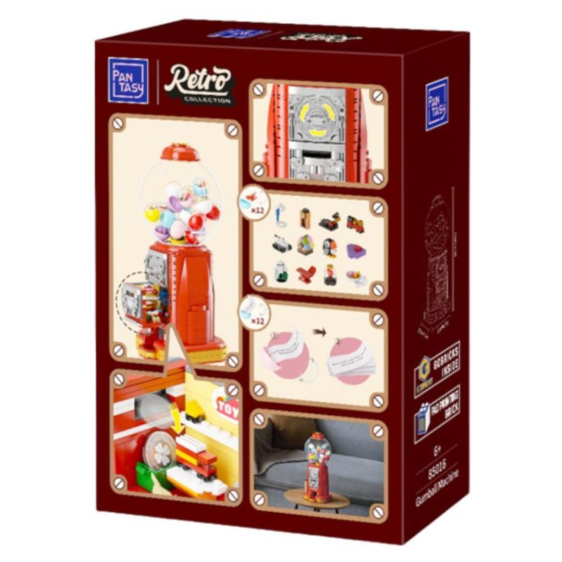 Retro Collection - Gumball Machine Construction Set (892 Piece Kit)