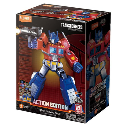 Blokees Figure - Transformers (Model Kit) Transformers AE01 - G1 Optimus Prime - 20cm (Luminous Eyes)