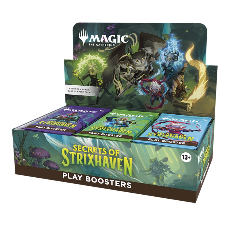 Magic the Gathering Secrets of Strixhaven Play Boosters (30 Boosters Per Display) Release Date 24th April
