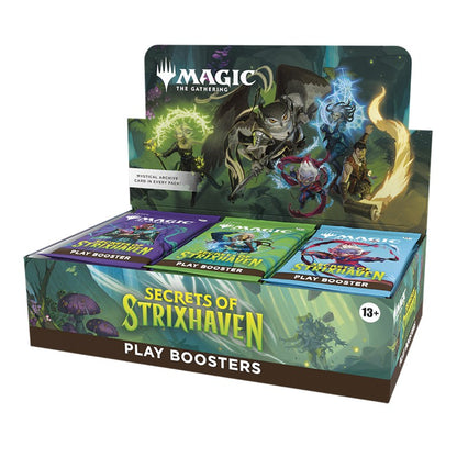 Magic the Gathering Secrets of Strixhaven Play Boosters (30 Boosters Per Display) Release Date 24th April