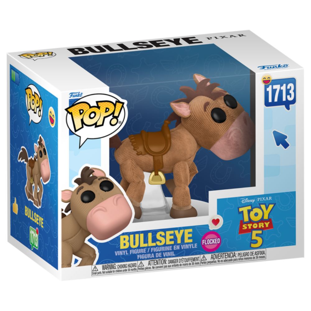 Toy Story 5 - Bullseye Flocked US Exclusive Pop! Vinyl Premium