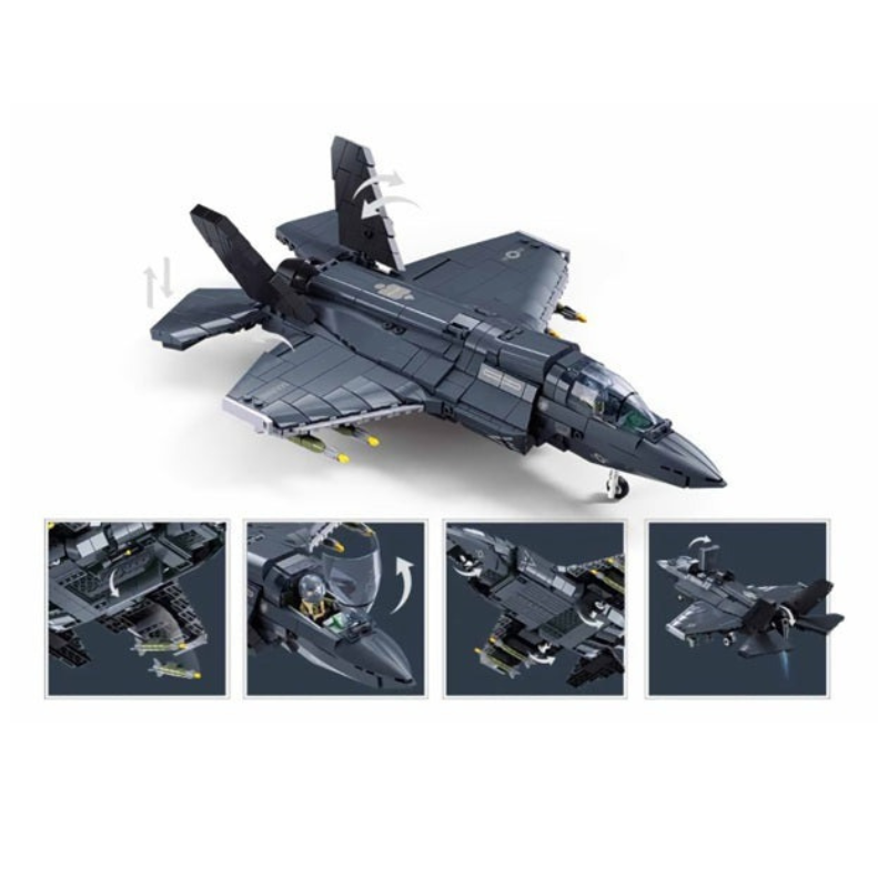 MB F35 BS Fighter Scale 1:44 705 Pieces C12