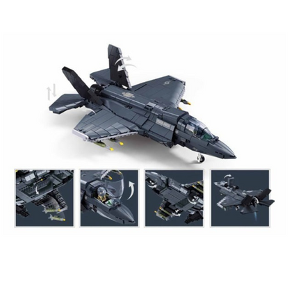 MB F35 BS Fighter Scale 1:44 705 Pieces C12