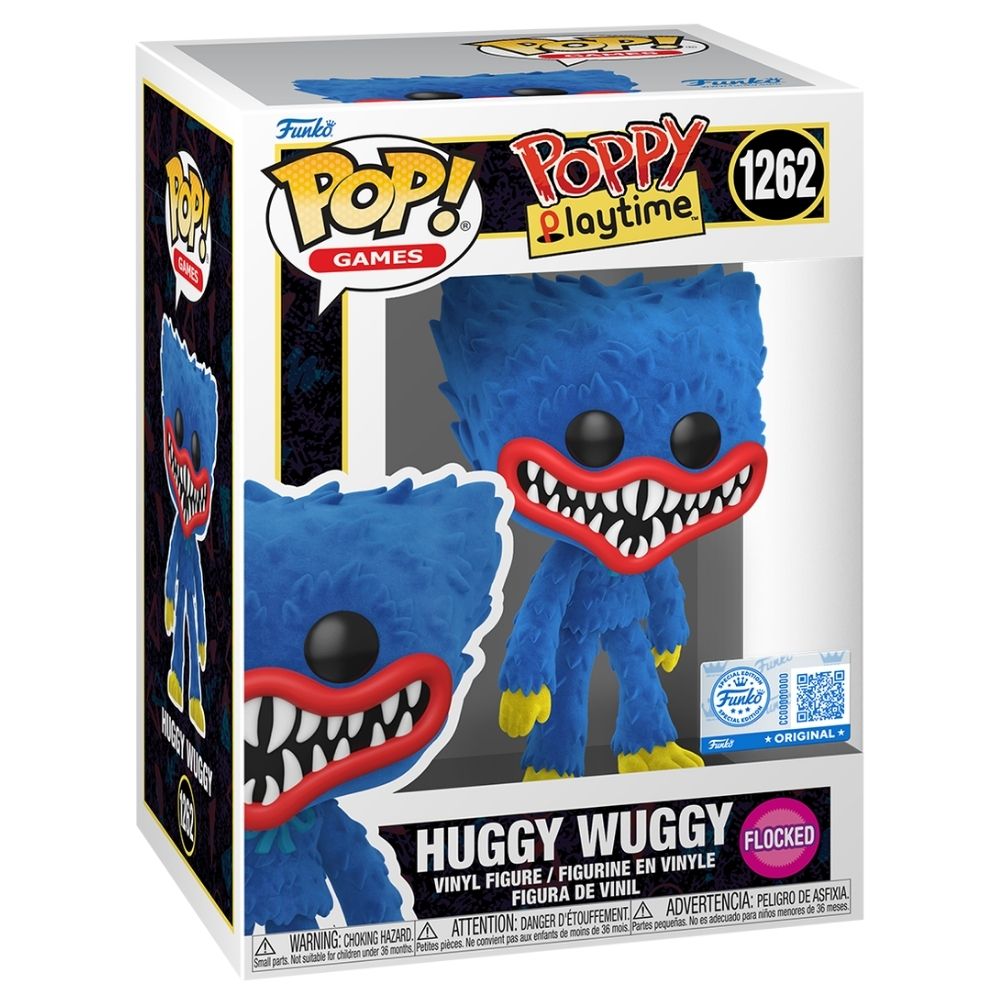 Poppy Playtime - Huggy Wuggy Flocked US Exclusive Pop! Vinyl