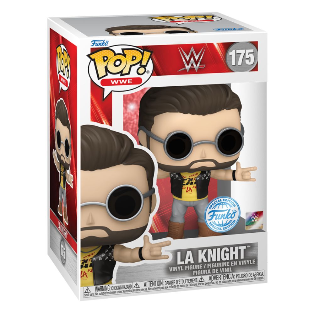 WWE - LA Knight (Yellow T-Shirt) US Exclusive Pop! Vinyl