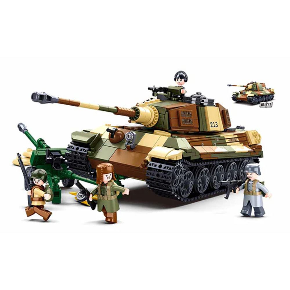 Army Battle of Budapest - The King Tiger Heavy Tank 930 Pieces Ages 6+ C8