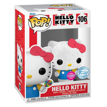 Hello Kitty - Hello Kitty (with Lollipop) US Exclusive Flocked Pop! Vinyl