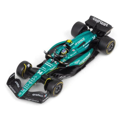 Bburago - 2023 Formula Racing 1:43 F1 Aston Martin AMR23 #14 Alonso WB