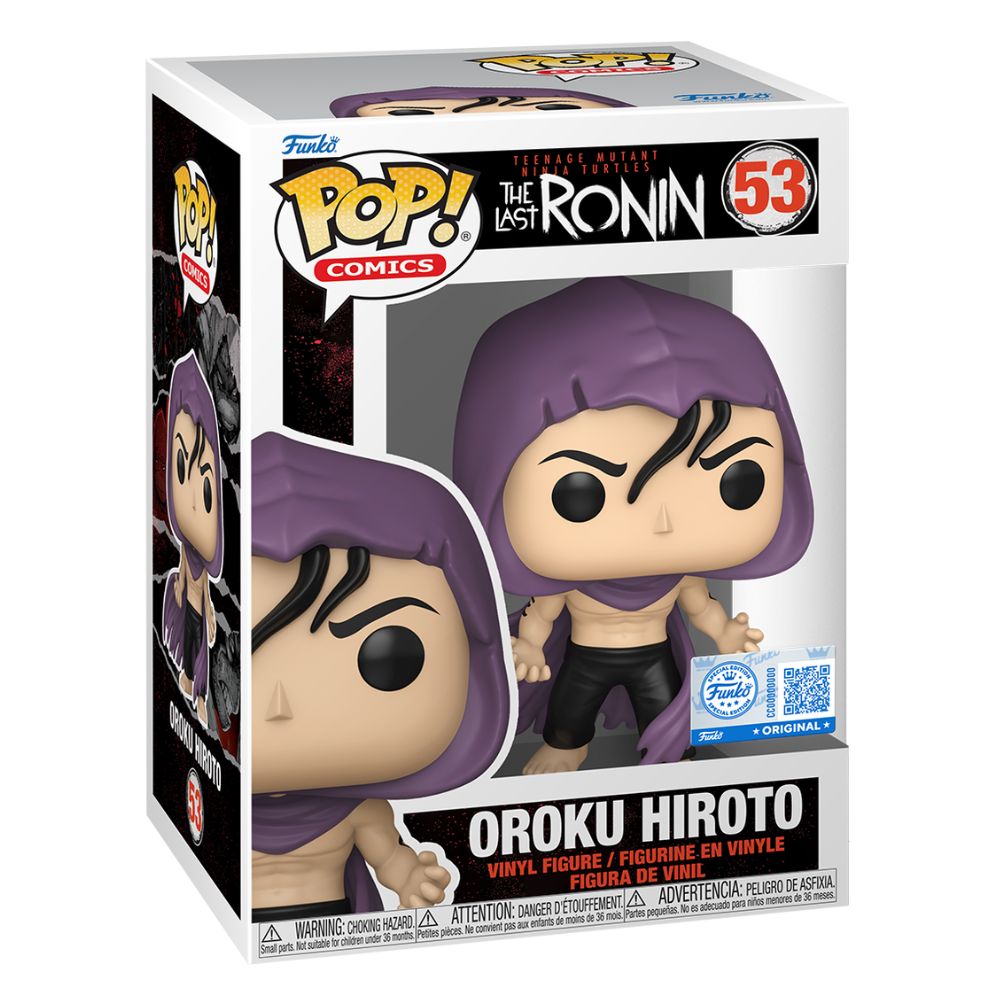 Teenage Mutant Ninja Turtles: The Last Ronin - Oroku Hiroto in Purple Hood US Exclusive Pop! Vinyl
