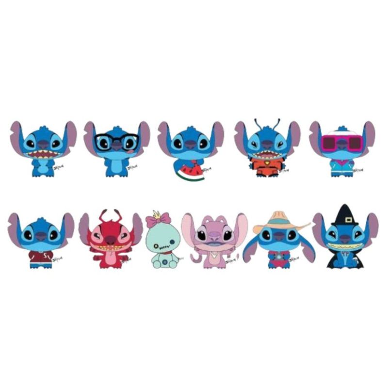 Lilo & Stitch - Stitch 3D PVC Keychain Blind Bag (1 Unit)