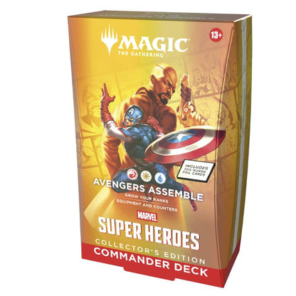 Magic the Gathering Marvel Super Heroes Collector Commander Deck - Select option in checkout comment box